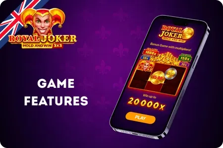 Special features in Royal Joker slot